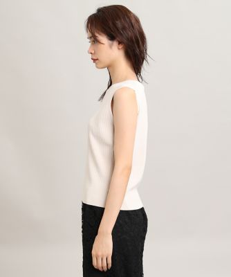 《Ｍａｇｌｉｅ　ｐａｒ　ｅｆ－ｄｅ》ボタンノースリーブニット（５１０３１７００１５）
