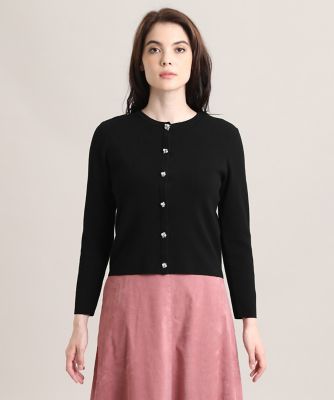 《Ｍａｇｌｉｅ　ｐａｒ　ｅｆ－ｄｅ》ビジュー釦カーディガン（５１０３１７８００２）