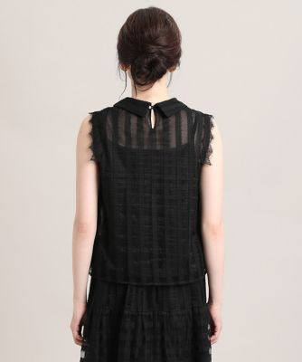 《Ｍａｇｌｉｅ　ＷＨＩＴＥ》ボーダーラッセルブラウス（５１０３１８２３０１）