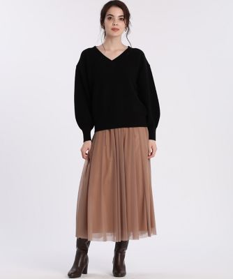 《Ｍａｇｌｉｅ　ｐａｒ　ｅｆ－ｄｅ》Ｖネックニット（５１０４１７０００９）
