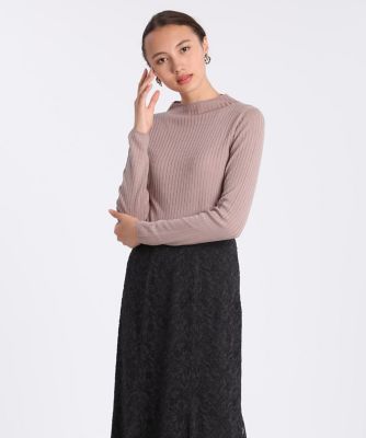 《Ｍａｇｌｉｅ　ｐａｒ　ｅｆ－ｄｅ》ボトルネックリブニット（５１０４１７００１０）