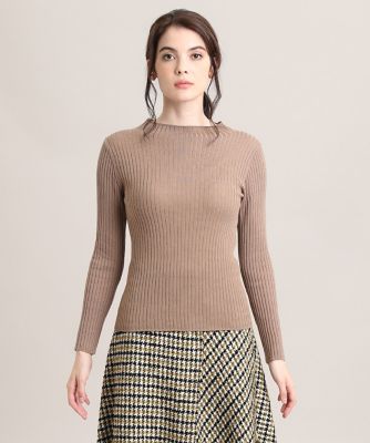 《Ｍａｇｌｉｅ　ｐａｒ　ｅｆ－ｄｅ》ボトルネックリブニット（５１０４１７００１０）
