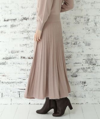 《Ｍａｇｌｉｅ　ｐａｒ　ｅｆ－ｄｅ》ニットプリーツスカート（５１０４１７５００２）