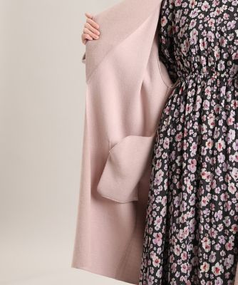 《Ｍａｇｌｉｅ　ｐａｒ　ｅｆ－ｄｅ》ビッグカラーニットコート（５１０４１７８００４）