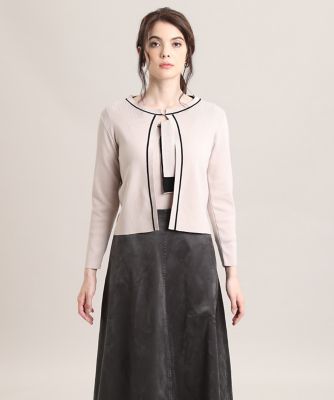 《Ｍａｇｌｉｅ　ｐａｒ　ｅｆ－ｄｅ》配色ラインカーディガン（５１０４１７８００７）