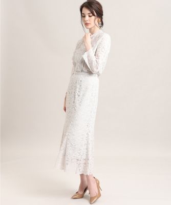 《Ｍａｇｌｉｅ　ＷＨＩＴＥ》コードレースブラウス（５１０４１８２３０３）