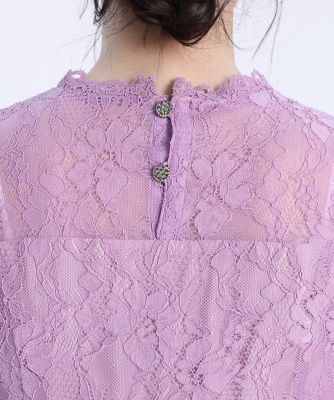 《Ｍ　Ｍａｇｌｉｅ　ｌｅ　ｃａｓｓｅｔｔｏ》ラッセルレースロングドレス（５１１０１２１２１１）
