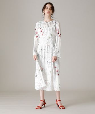 ＜Maglie le cassetto  (Women)＞《Ｍａｇｌｉｅ　ｐａｒ　ｅｆ－ｄｅ》アートプリントワンピース《Ｖｉｓｃｏｔｅｃｓ》（５１１１１２１００３）