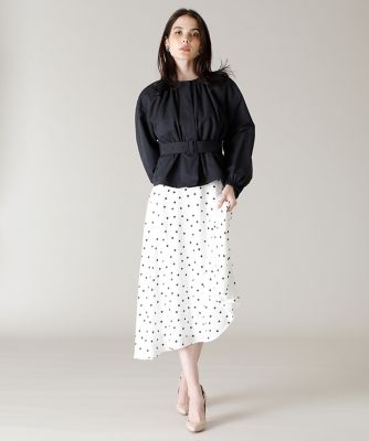 《Ｍａｇｌｉｅ　ｐａｒ　ｅｆ－ｄｅ》アシンメトリースカート《Ｖｉｓｃｏｔｅｃｓ》（５１１１１５２００２）