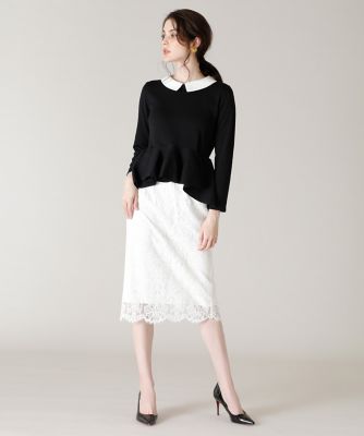 《Ｍａｇｌｉｅ　ｐａｒ　ｅｆ－ｄｅ》ペプラムニット（５１１１１７０００４）