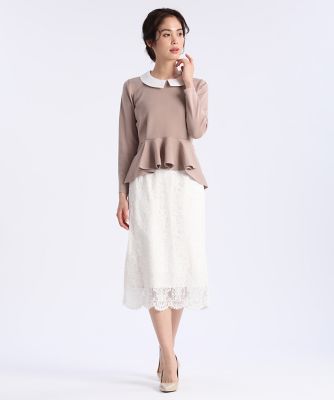 《Ｍａｇｌｉｅ　ｐａｒ　ｅｆ－ｄｅ》ペプラムニット（５１１１１７０００４）