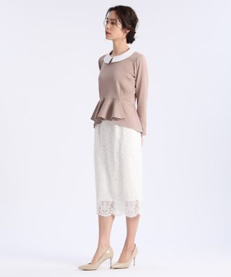《Ｍａｇｌｉｅ　ｐａｒ　ｅｆ－ｄｅ》ペプラムニット（５１１１１７０００４）