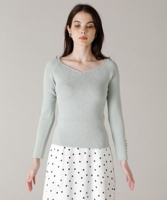 《Ｍａｇｌｉｅ　ｐａｒ　ｅｆ－ｄｅ》バレリーナネックニット（５１１１１７００１０）