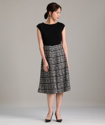 《Ｍａｇｌｉｅ　ｐａｒ　ｅｆ－ｄｅ》ニットツイードワンピース（５１１１１７２００４）