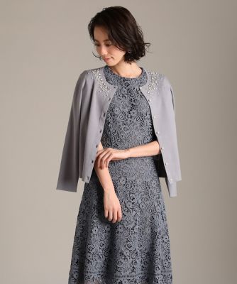 ＜Maglie le cassetto  (Women)＞《Ｍａｇｌｉｅ　ｐａｒ　ｅｆ－ｄｅ》パールビジューカーディガン（５１１１１７８００１）