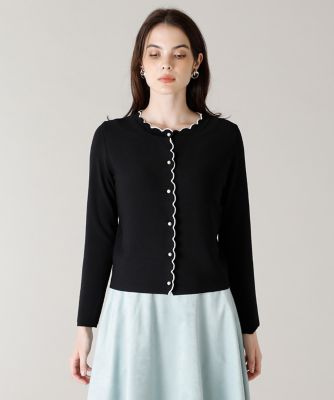 《Ｍａｇｌｉｅ　ｐａｒ　ｅｆ－ｄｅ》スカラップカーディガン（５１１１１７８０１０）