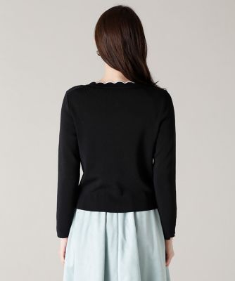 《Ｍａｇｌｉｅ　ｐａｒ　ｅｆ－ｄｅ》スカラップカーディガン（５１１１１７８０１０）