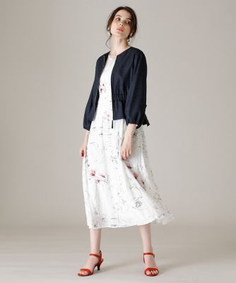 マーリエパーエフデ【19号】ペプラムデニムブルゾン マーリエパーエフデ【19号】ペプラムデニムブルゾン