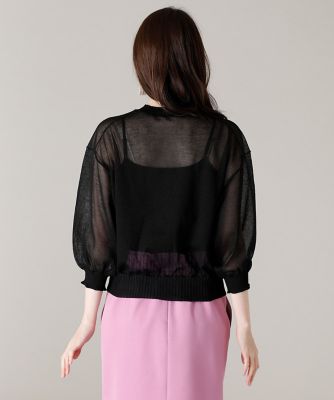 《Ｍａｇｌｉｅ　ｐａｒ　ｅｆ－ｄｅ》シアーニット（５１１２１７００１２）