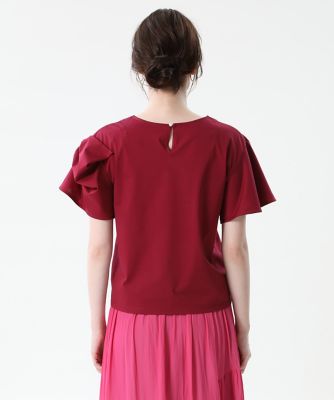 《Ｍａｇｌｉｅ　ｐａｒ　ｅｆ－ｄｅ》リボンスリーブカットソー（５１１２１９０００９）