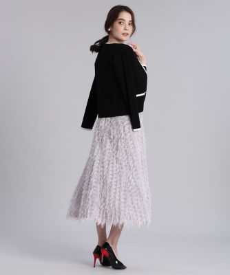 《Ｍａｇｌｉｅ　ｐａｒ　ｅｆ－ｄｅ》フリンジジャガードスカート（５１１３１５２００１）