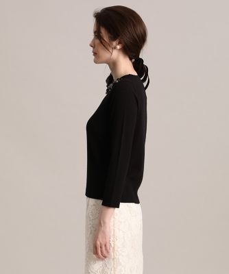 《Ｍａｇｌｉｅ　ｐａｒ　ｅｆ－ｄｅ》スパンコールビジューニット（５１１３１７０００４）