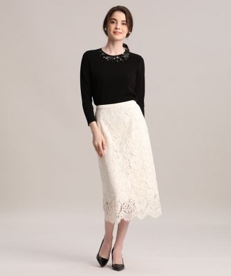 《Ｍａｇｌｉｅ　ｐａｒ　ｅｆ－ｄｅ》スパンコールビジューニット（５１１３１７０００４）
