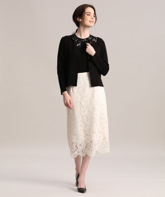 《Ｍａｇｌｉｅ　ｐａｒ　ｅｆ－ｄｅ》スパンコールビジューニット（５１１３１７０００４）