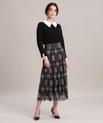 《Ｍａｇｌｉｅ　ｐａｒ　ｅｆ－ｄｅ》衿付きニット（５１１３１７０００５）