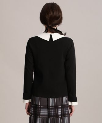 《Ｍａｇｌｉｅ　ｐａｒ　ｅｆ－ｄｅ》衿付きニット（５１１３１７０００５）