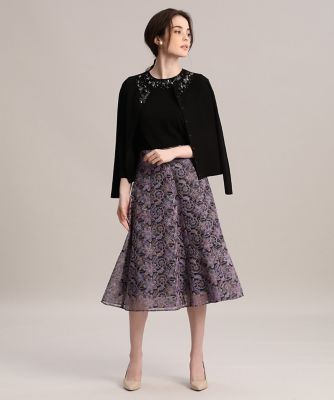 《Ｍａｇｌｉｅ　ｐａｒ　ｅｆ－ｄｅ》スパンコールビジューカーディガン（５１１３１７８００４）