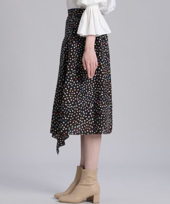 《Ｍａｇｌｉｅ　ｐａｒ　ｅｆ－ｄｅ》カラフルドットスカート《Ｖｉｓｃｏｔｅｃｓ》（５１１４１５２００４）