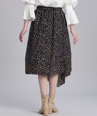 《Ｍａｇｌｉｅ　ｐａｒ　ｅｆ－ｄｅ》カラフルドットスカート《Ｖｉｓｃｏｔｅｃｓ》（５１１４１５２００４）