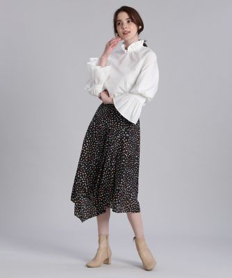《Ｍａｇｌｉｅ　ｐａｒ　ｅｆ－ｄｅ》カラフルドットスカート《Ｖｉｓｃｏｔｅｃｓ》（５１１４１５２００４）