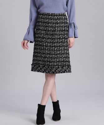 ＜Maglie le cassetto  (Women)＞《Ｍａｇｌｉｅ　ｐａｒ　ｅｆ－ｄｅ》ファンシーツイードスカート（５１１４１５２０１４）