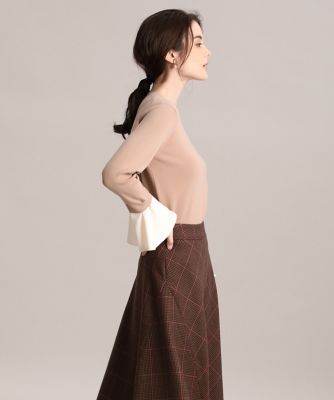 《Ｍａｇｌｉｅ　ｐａｒ　ｅｆ－ｄｅ》カフス付き２ＷＡＹニット（５１１４１７０００９）