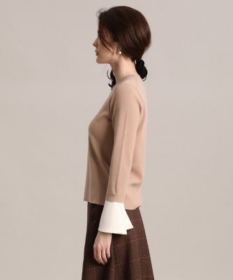 《Ｍａｇｌｉｅ　ｐａｒ　ｅｆ－ｄｅ》カフス付き２ＷＡＹニット（５１１４１７０００９）