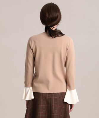 《Ｍａｇｌｉｅ　ｐａｒ　ｅｆ－ｄｅ》カフス付き２ＷＡＹニット（５１１４１７０００９）