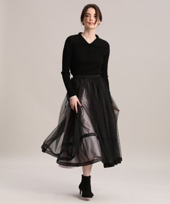 《Ｍａｇｌｉｅ　ｐａｒ　ｅｆ－ｄｅ》２ＷＡＹリブニット（５１１４１７００１５）