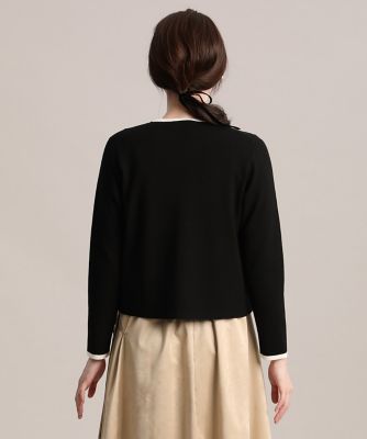 《Ｍａｇｌｉｅ　ｐａｒ　ｅｆ－ｄｅ》配色ラインカーディガン（５１１４１７８０１２）