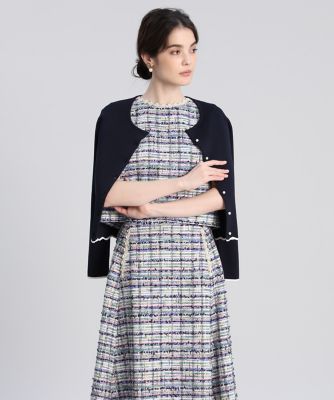 Maglie par ef－de》スカラップカーディガン