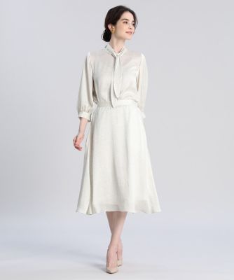 《Ｍａｇｌｉｅ　ｐａｒ　ｅｆ－ｄｅ》楊柳ボウタイブラウス（５１２１１８２００１）