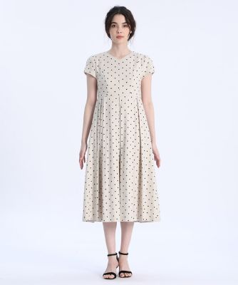Maglie par ef－de》ドットプリントワンピース