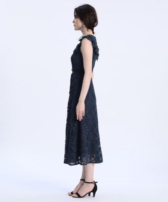 Maglie WHITE》ケミカルレースワンピース 
