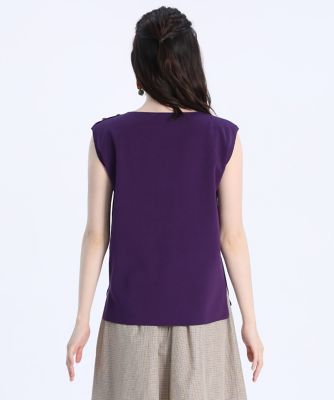 《Ｍａｇｌｉｅ　ｐａｒ　ｅｆ－ｄｅ》ボタン付きサマーニット（５１２２１７００１６）