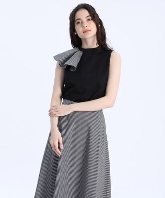 《Ｍａｇｌｉｅ　ｐａｒ　ｅｆ－ｄｅ》アシメフリルカットソー（５１２２１９０００４）