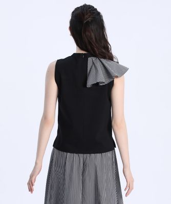 《Ｍａｇｌｉｅ　ｐａｒ　ｅｆ－ｄｅ》アシメフリルカットソー（５１２２１９０００４）