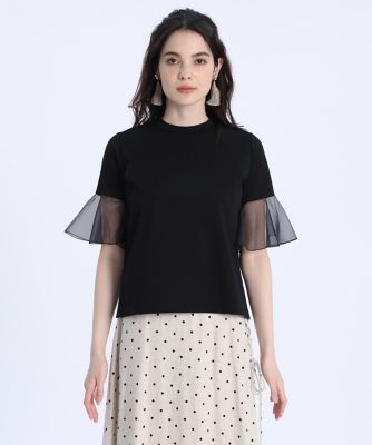 《Ｍａｇｌｉｅ　ｐａｒ　ｅｆ－ｄｅ》シアースリーブカットソー（５１２２１９０００７）