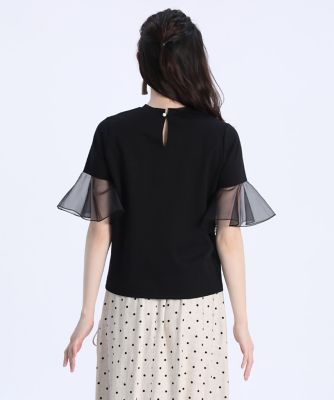 《Ｍａｇｌｉｅ　ｐａｒ　ｅｆ－ｄｅ》シアースリーブカットソー（５１２２１９０００７）