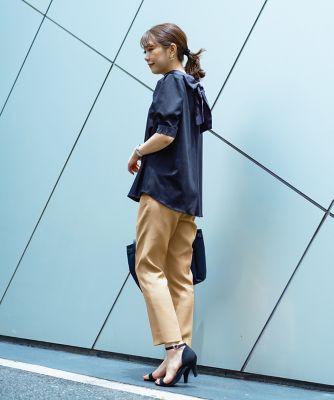 《Ｍａｇｌｉｅ　ｐａｒ　ｅｆ－ｄｅ》ボウタイカットソー（５１２２１９０００９）
